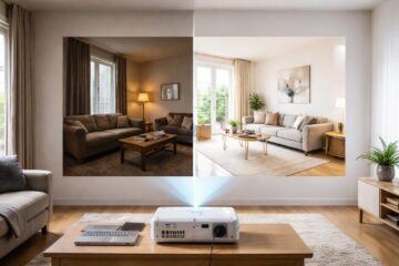 découvrez comment le home staging devient plus facile grâce au vidéoprojecteur acer, qui projette des avant/après pour vous aider à prendre des décisions rapidement.
